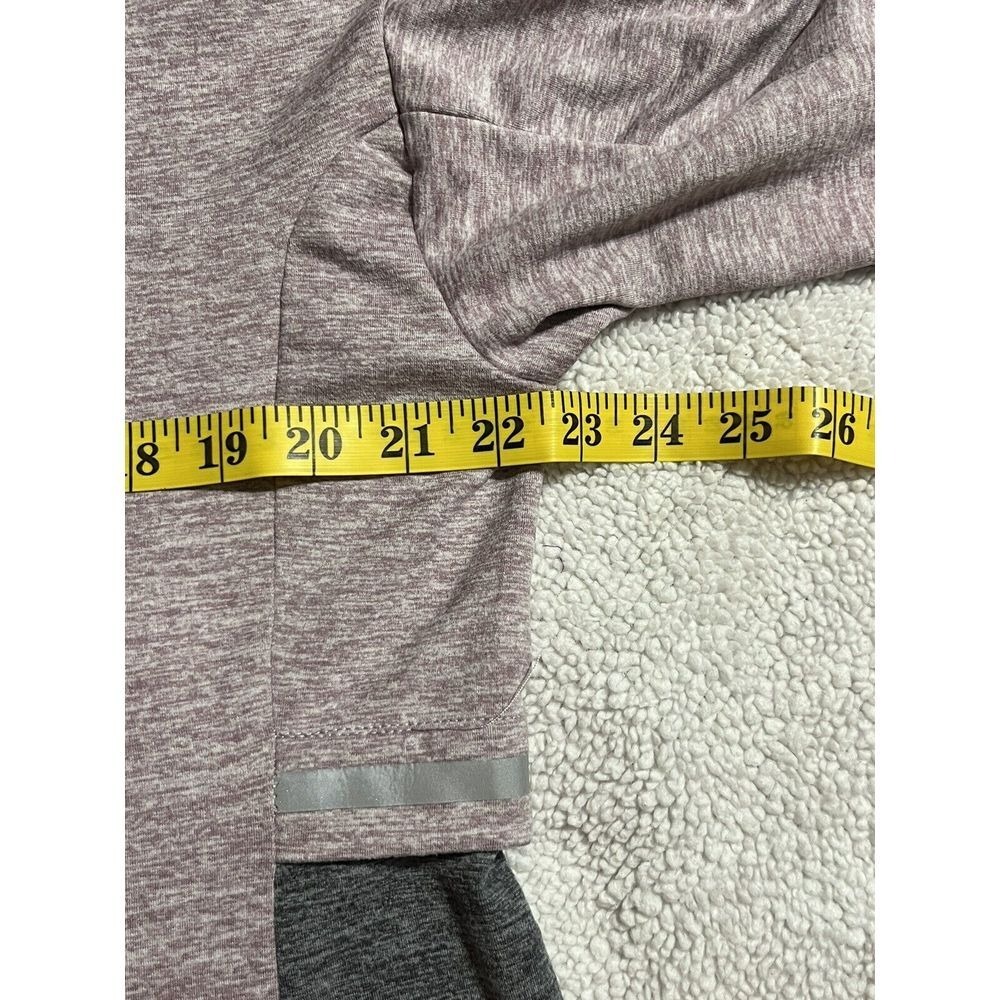Tangerine Athletic Pullover Hoodie Long Sleeve Womens Size‎ Large Purple Gray - Picture 5 of 5